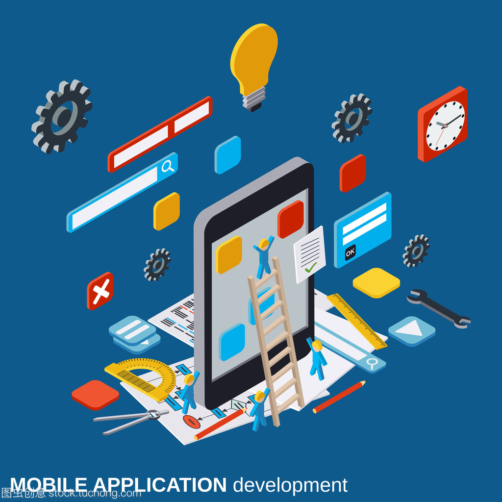 移動應用程序開發與SEO過程及算法優化矢量的應用